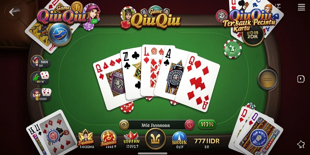Tampilan gameplay QiuQiu yang menarik di 777IDR.