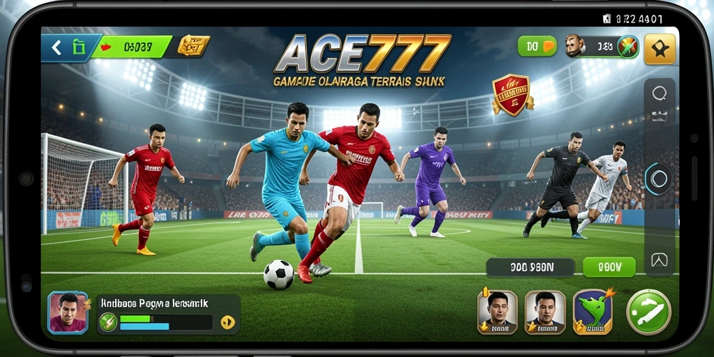 Tampilan gameplay seru dalam ACE777 saat berkompetisi.