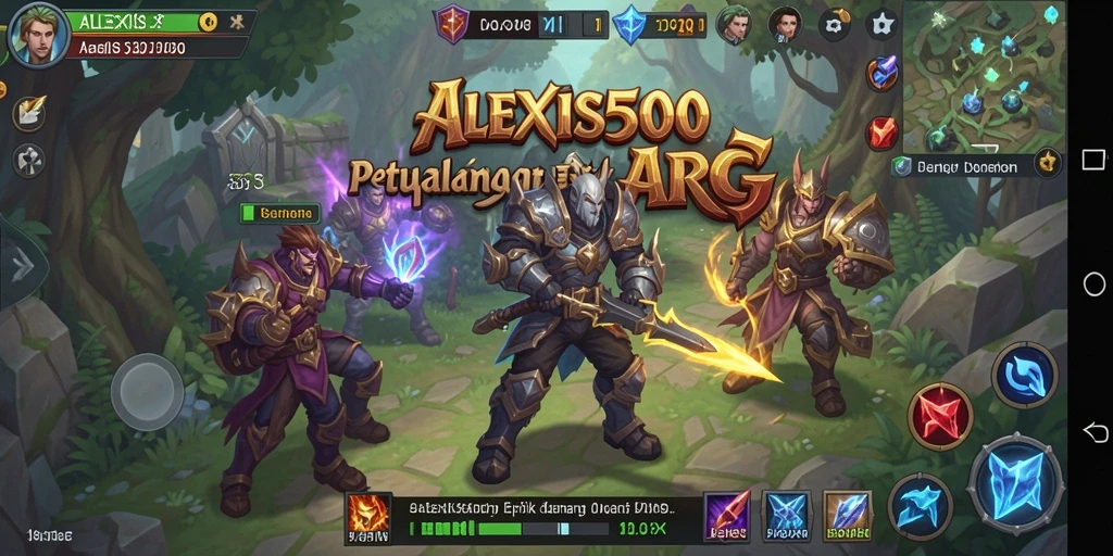 Tampilan gameplay menarik dari ALEXIS500 yang menampilkan aksi ARPG yang mendebarkan.