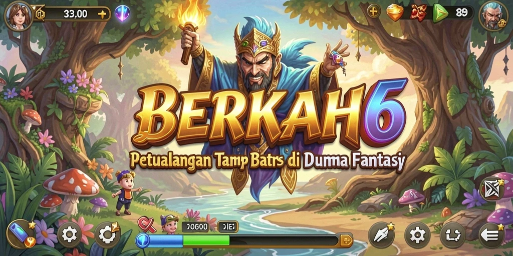 Tampilan utama gameplay BERKAH6 yang menampilkan aksi petualangan mengasyikkan.