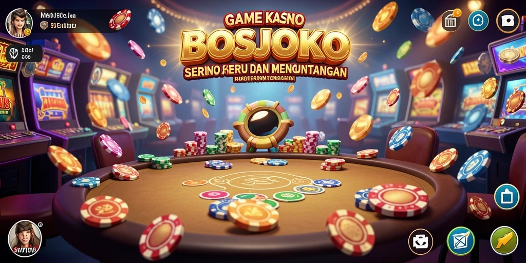 Tampilan menarik dari gameplay <strong>BOSJOKO</strong>, menunjukkan keseruan permainan Kasino.