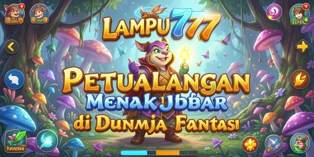 Screenshot permainan LAMPU777 yang menunjukkan momen petualangan epik.
