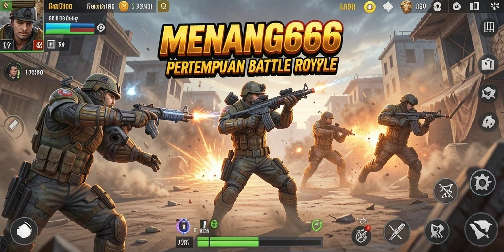 Tampilan mendebarkan pertempuran di MENANG666 dengan pemain bertarung.
