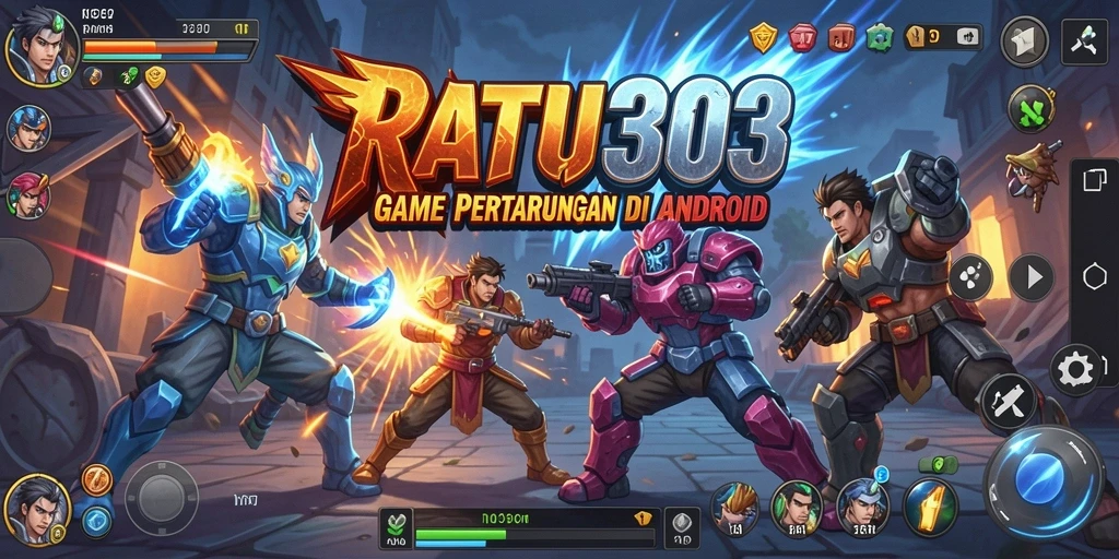 Tampilan aksi pertarungan seru di gameplay RATU303.