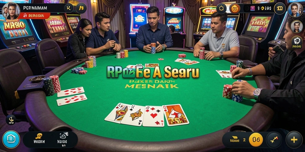 Tampilan menarik dari gameplay poker di RP99.