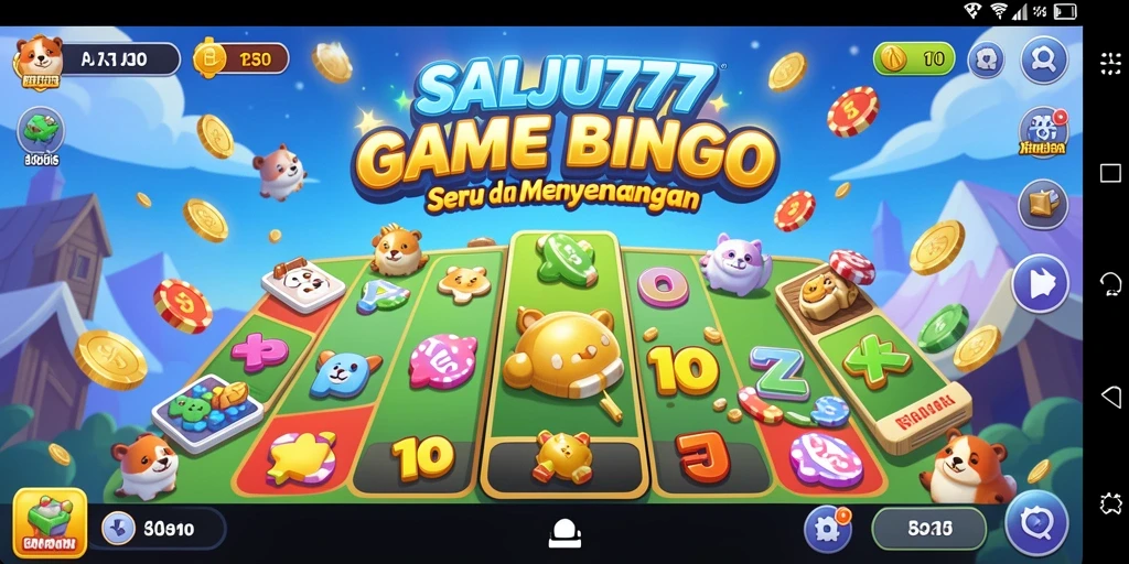 Tampilan gameplay Bingo yang menarik dan penuh warna.