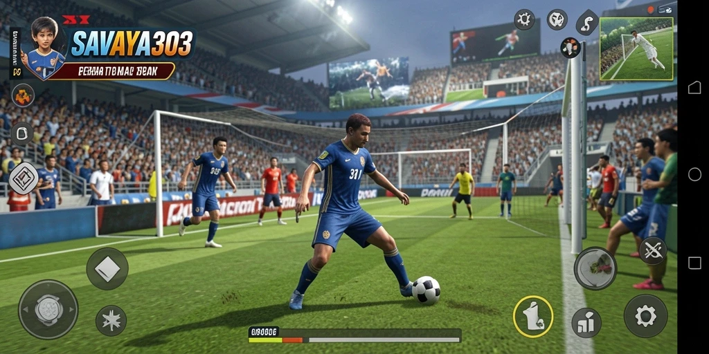 Screenshot SAVAYA303 menunjukkan momen seru dalam pertandingan olahraga.