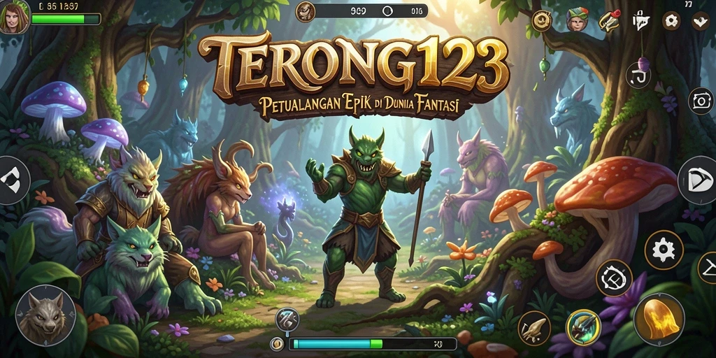 Tampilan gameplay yang menegangkan dalam petualangan RPG.